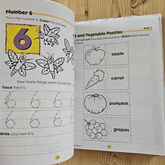 McGraw Hill Children's Learn at Home Grade K Book - Picture 4 of 5